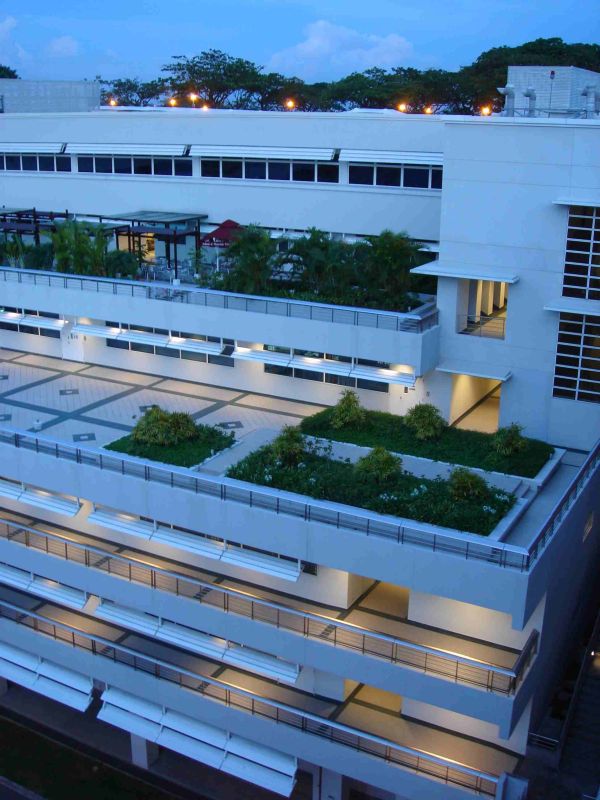 Один из корпусов Наньянгского Технологического Университета в Сингапуре.