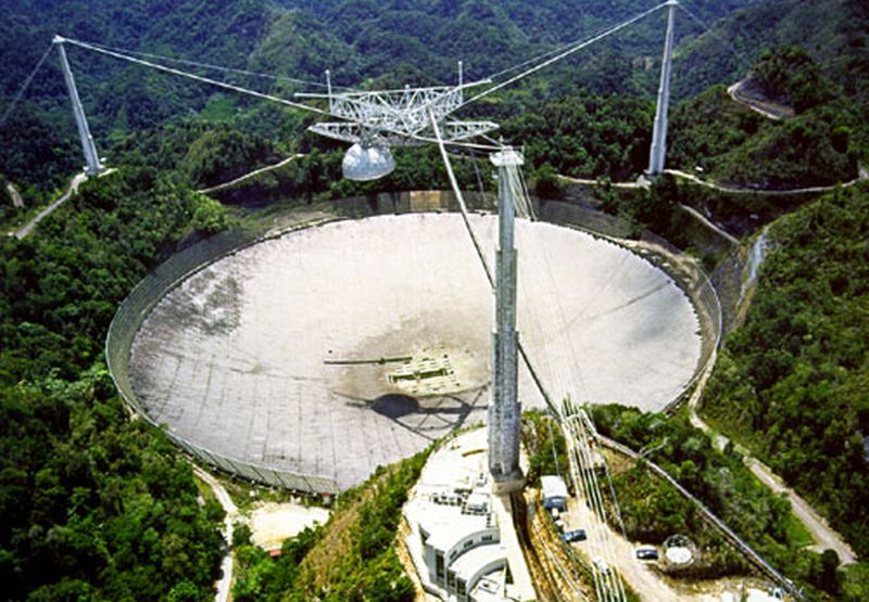 Телескоп в Аресибо. 2012 г.
